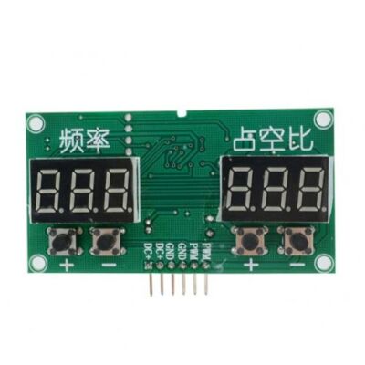 6Hz-100KHz PWM Pulse TM1637 Frequency Square Wave Signal Generator Duty Cycle
