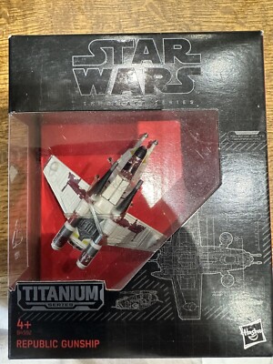 Star Wars Druckgussschiffe Titan schwarz Serie Nummer 23 Republik Kanonenschiff
