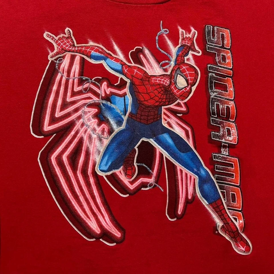 Y2K Spiderman Kids Longsleeve Shirt - Image 3 of 4
