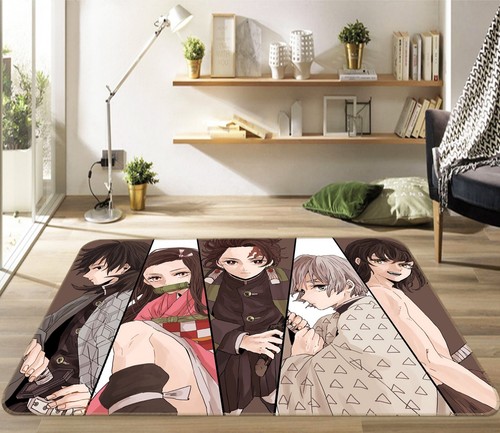 3d Kimetsu No Yaiba 1 Anime Non Slip Rug Mat Room Mat Elegant Photo Carpet Ebay