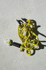 Boat towing line with fittings for Inflatables