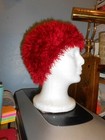 Chemo Fun Fur Hat Hairy Cap Soft feeling maroon — photo 2