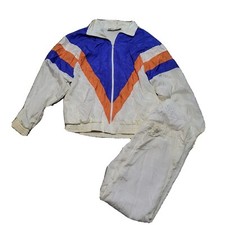 Vintage Longstreet Missy Track Suit 2 Piece Pants Nylon Retro Jacket Size Large