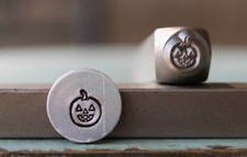 SUPPLY GUY 6mm Halloween Pumpkin Metal Punch Design Stamp SGCH-248
