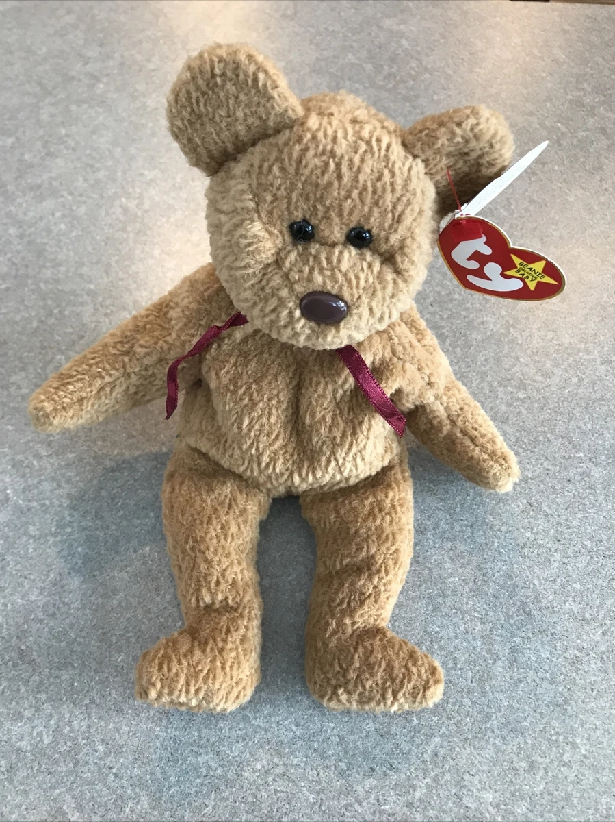 Curly beanie clearance baby 1993