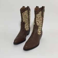 Real Leather Vintage Boots - Size 6 Women