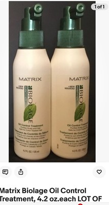 Matrix Biolage Oil Control Treatment, 4.2 oz.each LOT OF TWO!