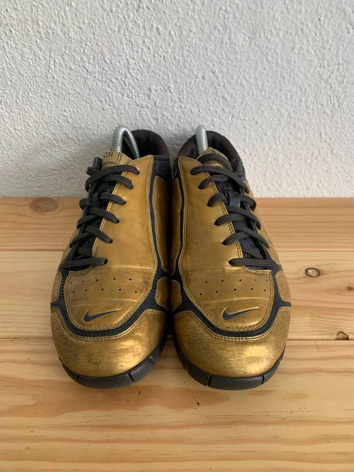 Nike Air Zoom Control US 8 TF RARE  Soccer Shoes Gold - Image 3 of 4