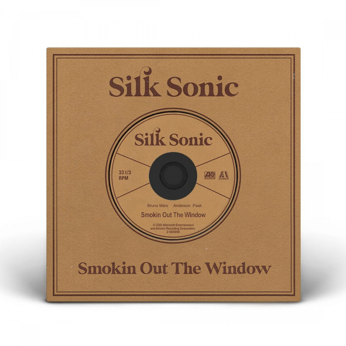 Silk Sonic Smokin Out The Window CD Single