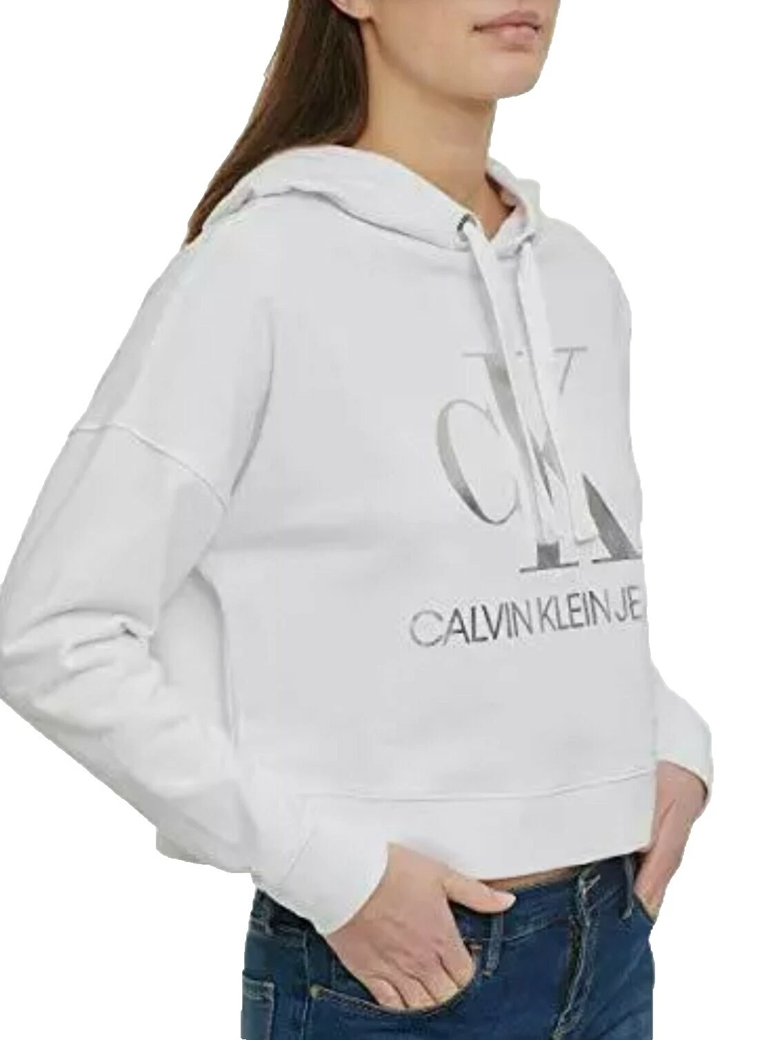 Sudaderas de Calvin Klein Blanco para Mujeres