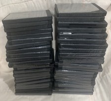 Lot of 50 Empty Playstation 3 Solid Black Blu Ray DVD Cases PS3 4 PS4 5 PS5