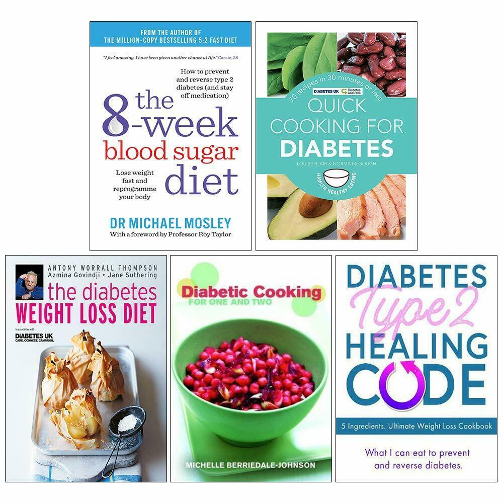 8 Week Blood Sugar, Diabetes, Weight Loss Diet, Diabetic Recipes 5 Books Set NEW - Image 3