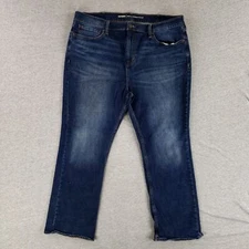 Old Navy 40x30 Bootcut Blue Jeans Stretch Flex Denim Dark Wash Modern