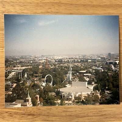 Vintage 1986 Photo View From Sky Tower Great American Theme Park Santa Clara, CA