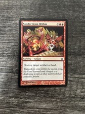 MTG 1x Sunder from Within x1 LP Saviors of Kamigawa