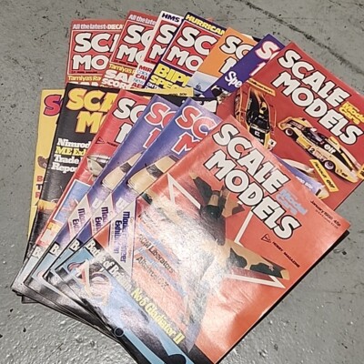 13x Scale Models Magazine US & Canada 1980 Collection Lot Set