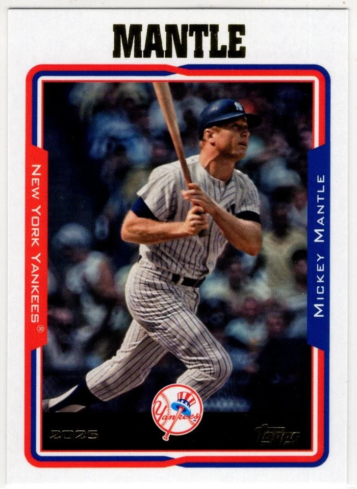 2025 Topps Archives Baseball Mickey Mantle No. 252 New York Yankees - Bild 1 von 2