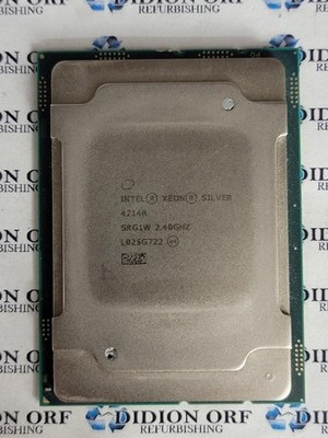 INTEL Xeon Silver 4214R SRG1W 2.40 GHz 16.5 MB 100W Grade B SKU 23898