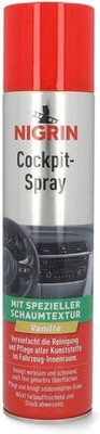 NIGRIN Cockpit Spray Vanille Innenreiniger Auto Kunststoffpflege 400 ml
