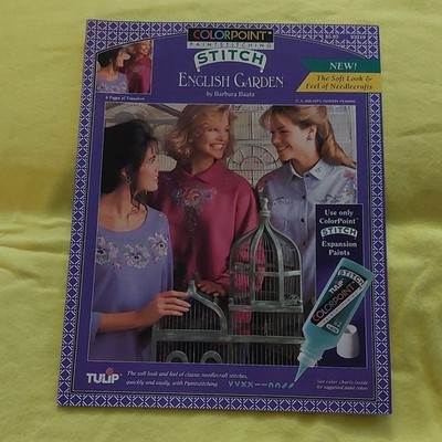 Tulip English Garden Barbara Baatz Instructional Book Vintage 1990s