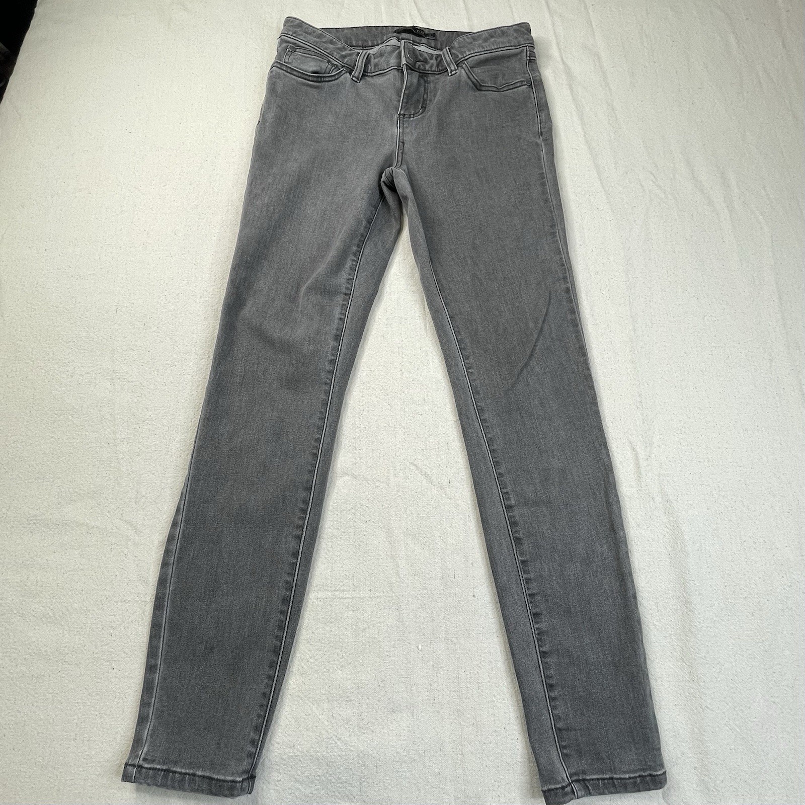 Prana London Jean stretch dark gray size 6/28 SHORT .....  #k23