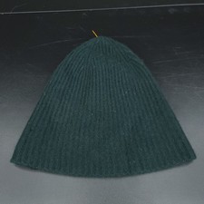 NAADAM Unisex Adult Signature Cashmere Ribbed Beanie One Size Green Hat Winter