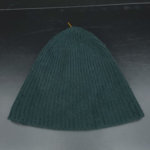NAADAM Unisex Adult Signature Cashmere Ribbed Beanie One Size Green Hat Winter