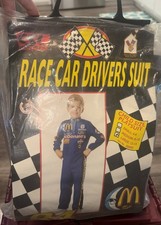 Vintage McDonalds Child's #94 Bill Elliott Race Car Driver's Suit Lg Made in USA