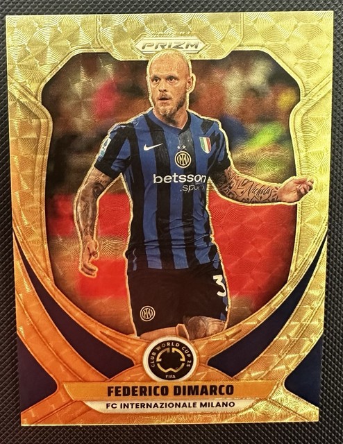 Federico Dimarco 2025 Panini Prizm Fifa Club World Cup #24 Gold Vinyl 1/1