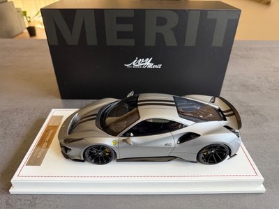 Ivy Merit - 1:18 - Ferrari 488 Pista Novitec - Argento Nürburgring matt - OVP