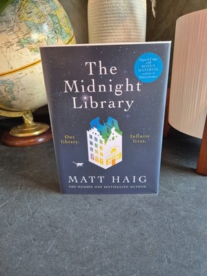 THE MIDNIGHT LIBRARY | MATT HAIG | SIGNED FIRST EDITION | WATERSTONES | 2020