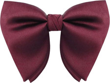 Oversized Bow Ties for Men, Adjustable Pre Tied Mens Bow Tie, Tuxedo Bowties Men