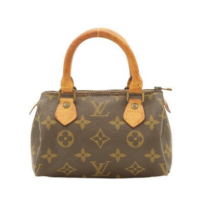 Authentic Louis Vuitton M41534 Mini Speedy Brown Monogram Handbag