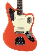 Guitarra Eléctrica Fender FSR Tradicional Años 60 Jaguar RW KI-25 Fiesta Roja