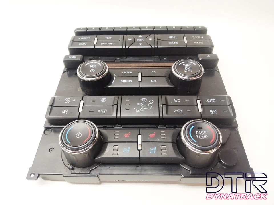 Ford Taurus 3.5L 2010-2012 Radio Climate Control Panel Heat AC AG1T-18A802-DB Foto 3 de 4