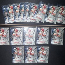 Lot Of 18 Mike Trout 2018 Topps Stadium Club Special Forces