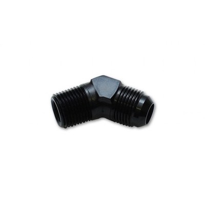 Vibrant For 45 Degree Adapter Fitting AN to NPT Size -10AN x 3/8in NPT