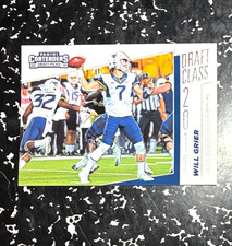 Will Grier 2019 Contenders Draft Class Rookie Card #4