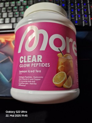 More Nutrition '' More Clear Glow Peptitides LEMON ICES TEA ''