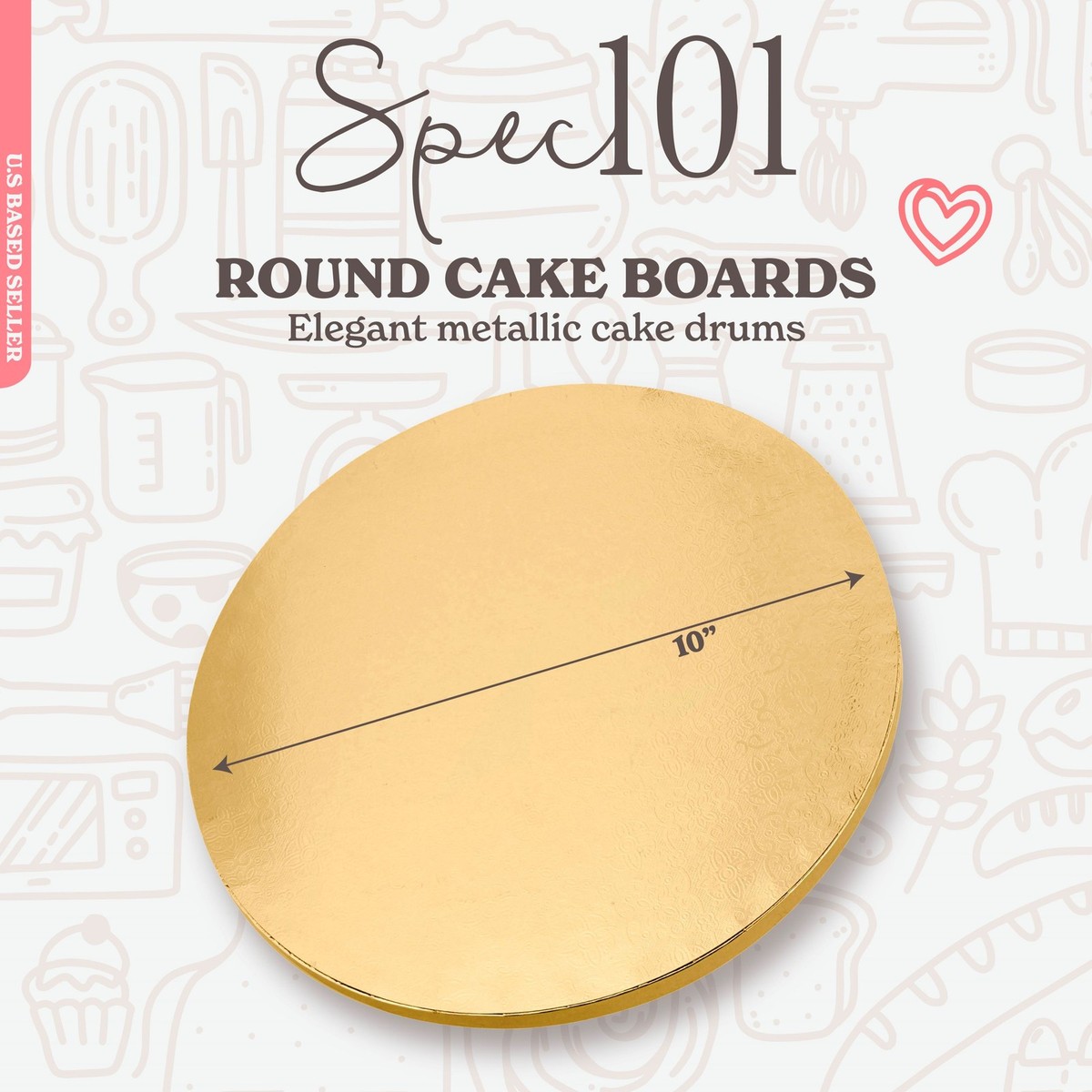 Akamino 230-Piece Cake Boards Tiering Kit - 12", 10", 8", 6" Rounds With Parchment, Dowels For Tiered Cakes