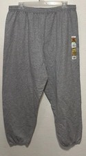 Hanes Women's Mid Rise Cinch Leg Sweatpants Bottom ComfortSoft EcoSmart Gray XXL