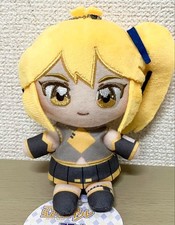 Akita Neru Yowane Haku Nuiprike Sitting Plush Doll Mascot Akita Neru 15cm