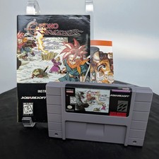 Chrono Trigger SNES Super Nintendo Cartridge+Manual+Map Squaresoft USA ð®