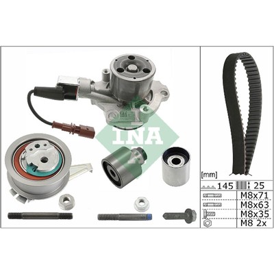 Zahnriemensatz + Wasserpumpe Schaeffler INA 530 0759 30