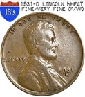 1931-D Lincoln Wheat Cent Penny 1c - FINE/VERY FINE (F/VF)