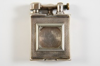 C68W30 Silber 925 Feuerzeug Art Deco um 1930
