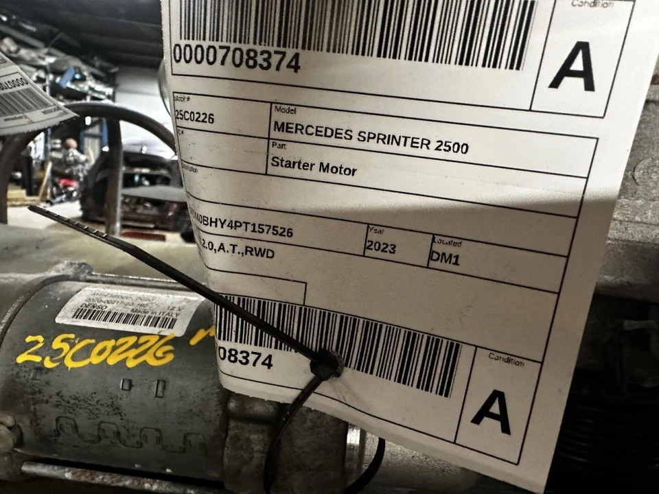 SPRINTV25 2023 Starter Motor 2052452 - Image 3 of 4