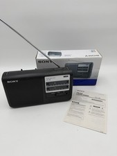 Sony Portable AM/FM 2 Band Radio ICF-38 In Original Box Extended Antenna