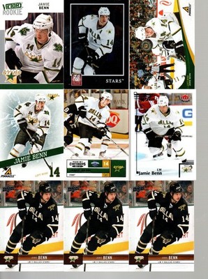 Jamie Benn Collection 125 Cards, 58 Different Cards High Beckett Value $181