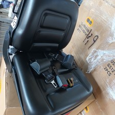 gefederter Sitz mit Gurt  Baumaschinen,Radlader,Minibagger,Stapler,Bagger,Walzen